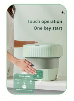 Inder X09 Portable Folding Mini Washing Machine 6L With Dehydration Basket 10W For Undergarments Socks and Baby Clothes  - Image 2