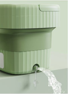 Inder X09 Portable Folding Mini Washing Machine 6L With Dehydration Basket 10W For Undergarments Socks and Baby Clothes  - Image 4