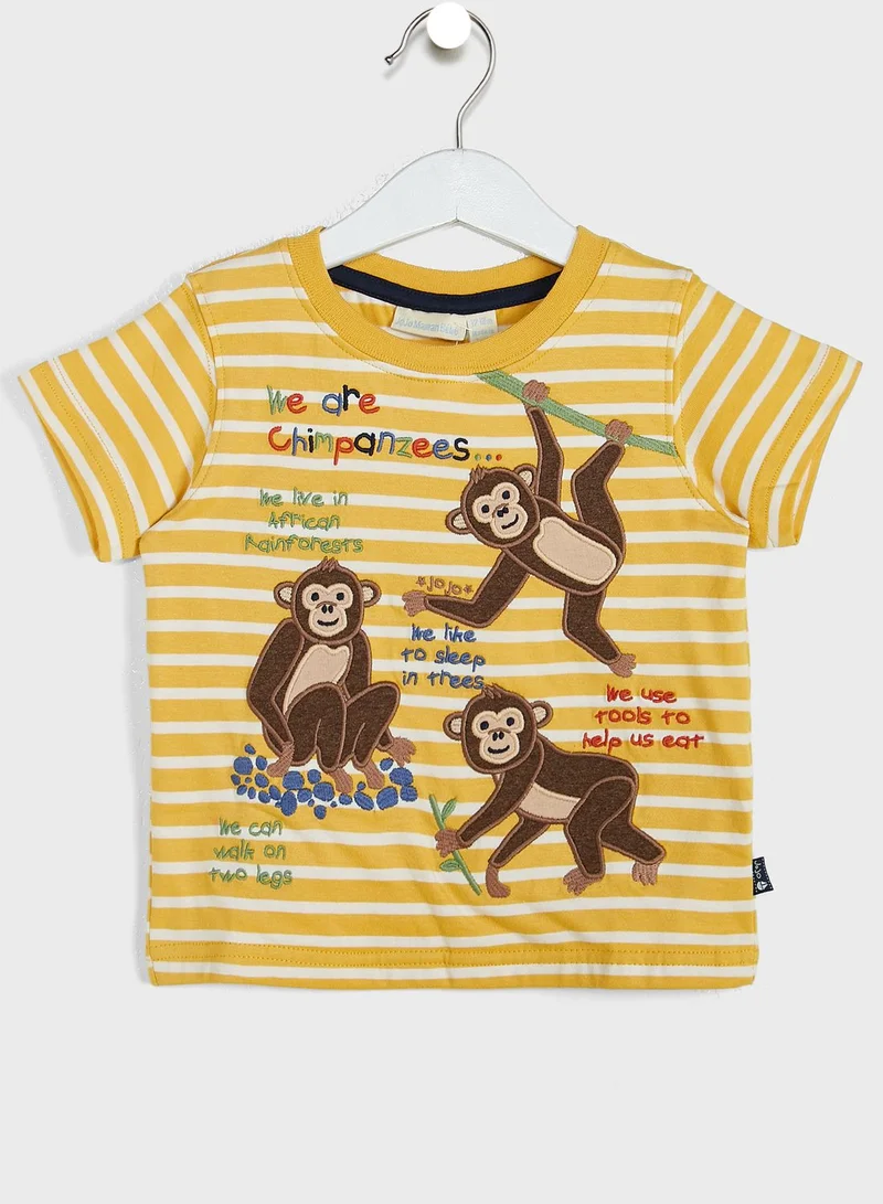 JoJo Maman Bebe Infant Chimpanzee T-Shirt