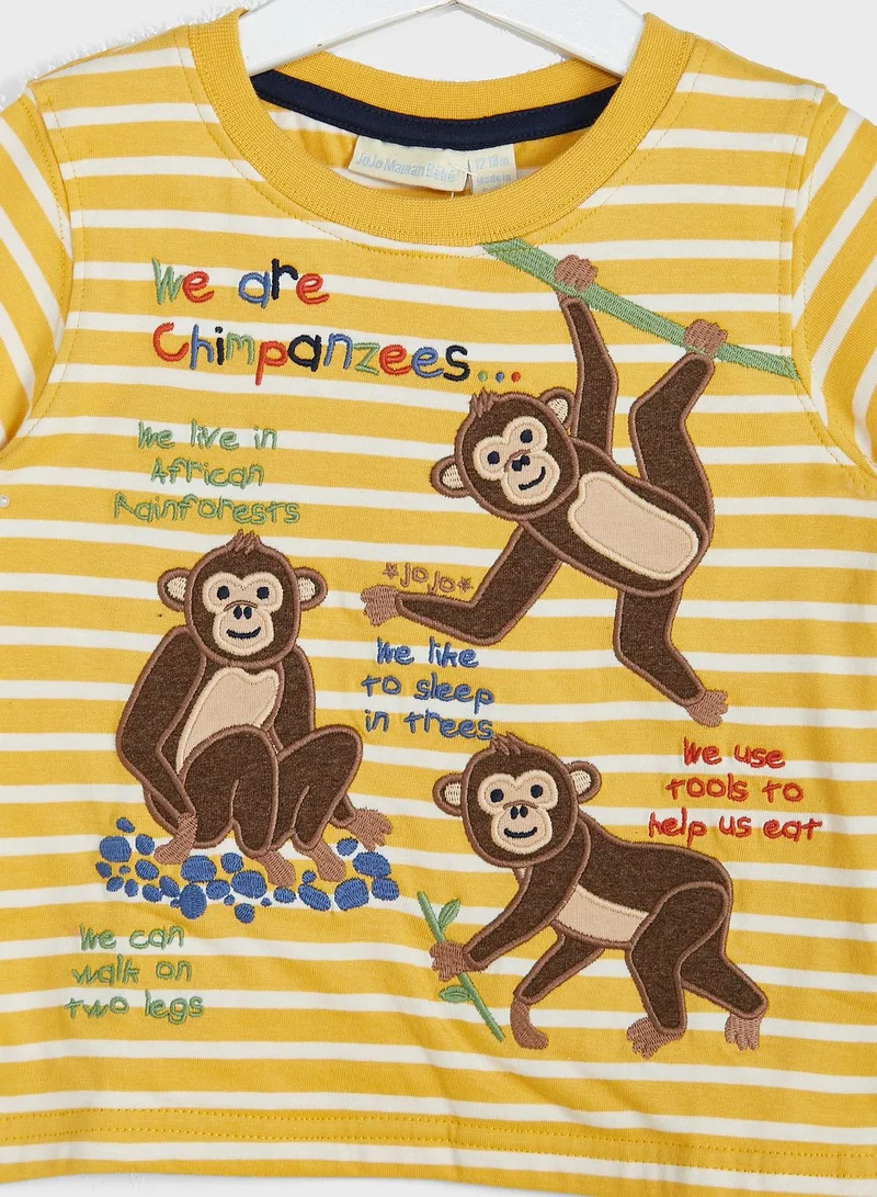 JoJo Maman Bebe Infant Chimpanzee T-Shirt