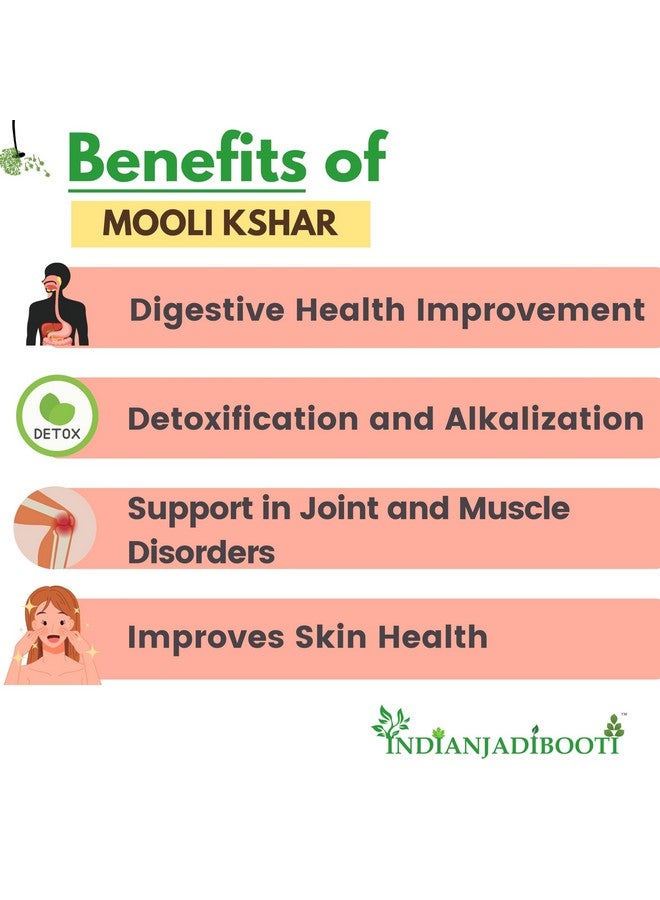 IndianJadiBooti Mooli Kshar, 100 Grams Pack - Image 3
