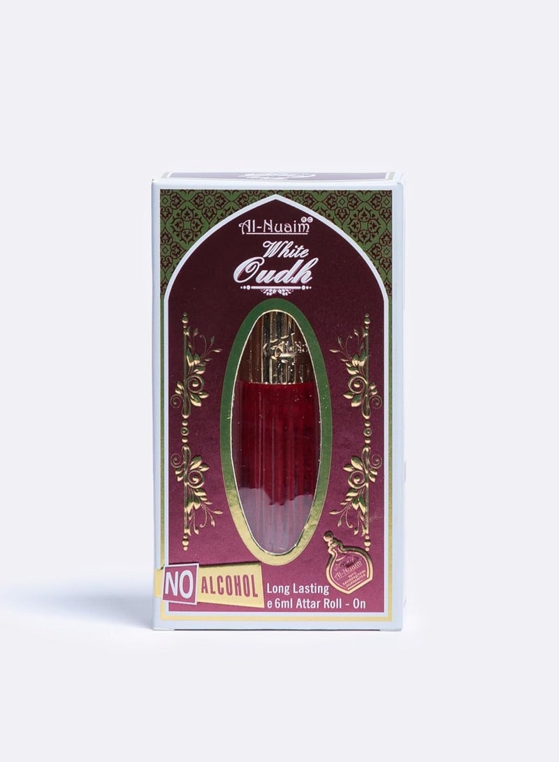 Al Nuaim Al Nuaim Eco series | White Oudh 6ml | Alcohol Free Attar Roll On | Concentrated Perfume Oil | Premium-Grade Oriental Attar | Long Lasting Fragrance  - Image 1