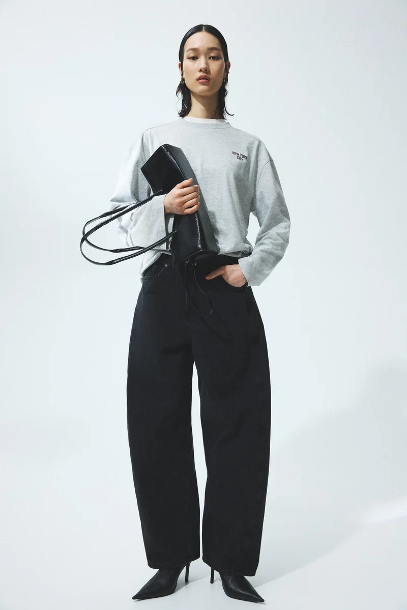 H&M Oversized jersey top