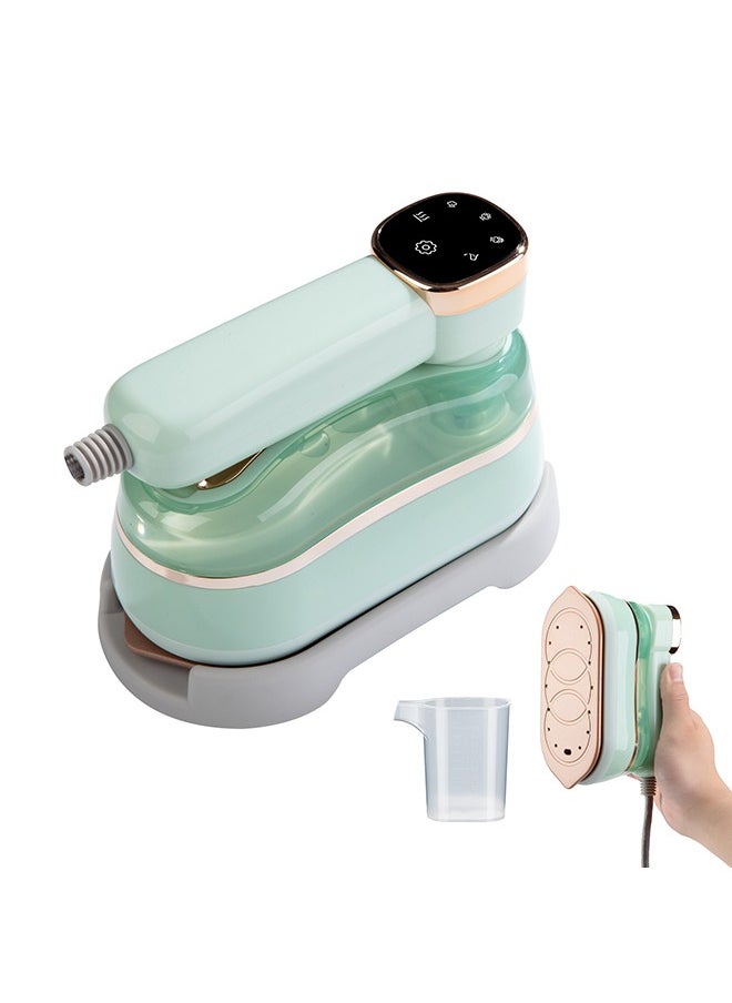 Garment Steamer 1400W Portable Handheld Clothes Steamer 2-in-1 Steamer with 180° Rotatable Foldable Handle, Fast Wrinkle Removal for Home and Travel Use