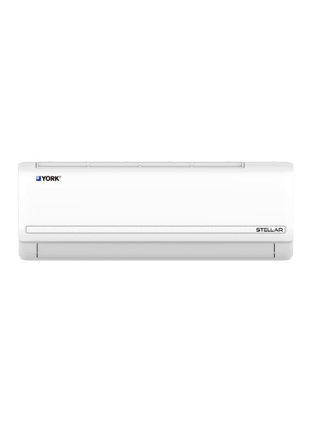 YORK Stellar High Wall Split 18600 BTU Cool and Heat Air Conditioner, with 4m copper pipes - Image 1