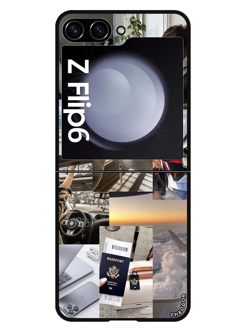 Theodor Protective Case Anti Scratch Shock Proof Bumper Cover For Samsung Galaxy Z Flip 6 collage 3 - Image 1