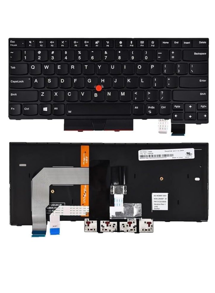 New Replacement Keyboard for Lenovo Thinkpad T470 T480 A475 A485 Laptop US Layout  - Image 1
