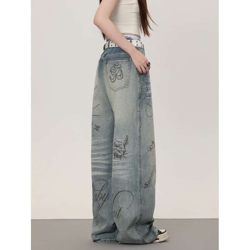 Unisex Casual Daily Denim Jeans - Image 5