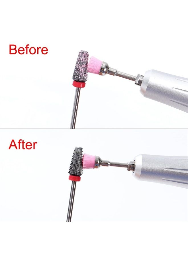 NMKL38 4PCS Nail Drill Bit Set Cleaning Brushes Professional Nail Drill Machine Manicure Accessories, Mixed color - Image 2