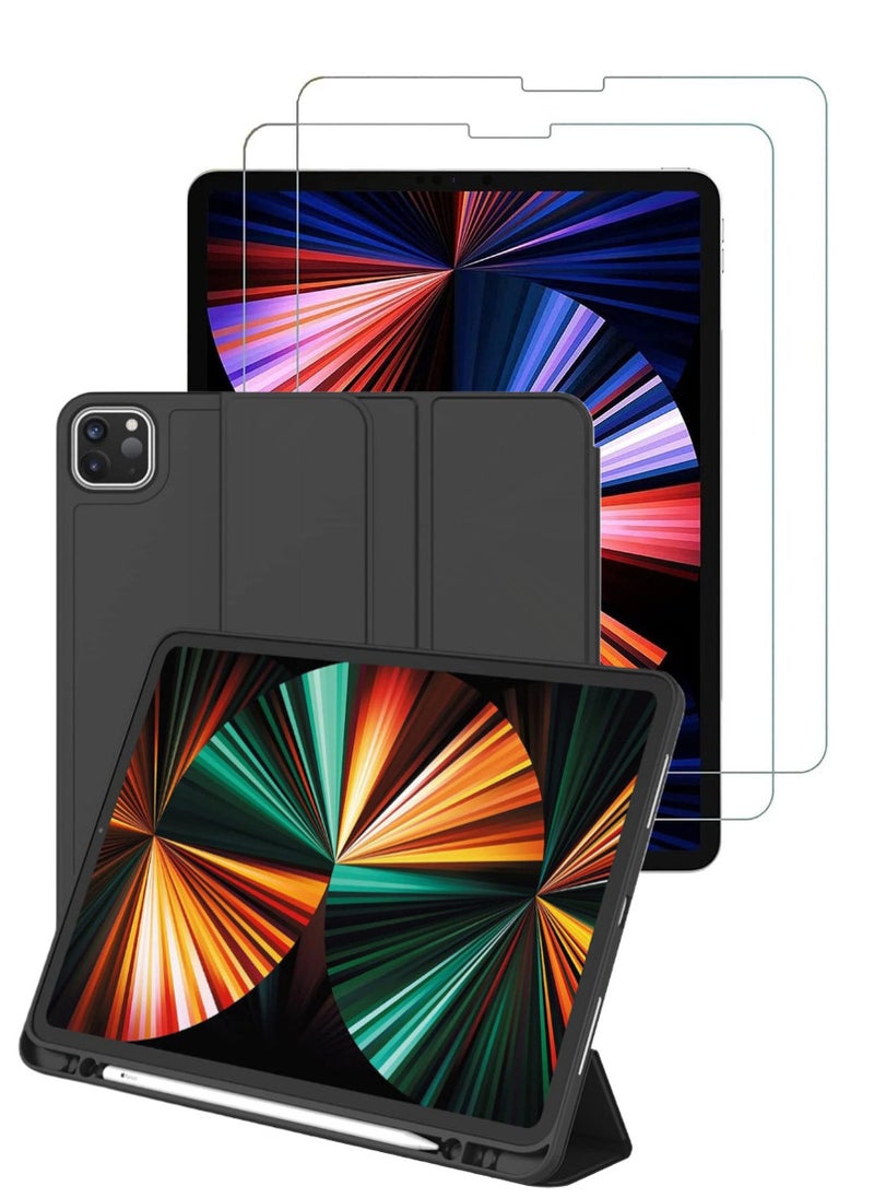 Blueberry Smart Case For iPad Pro 11 Inch 2020 (2nd Gen) with 2 Pieces Tempered Clear Glasses - Image 1