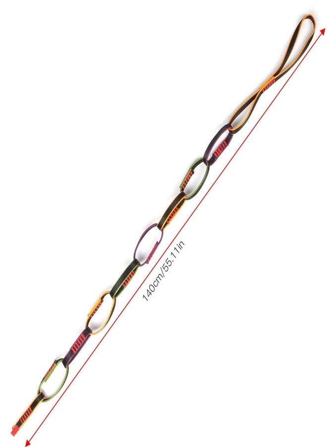 Wosune Daisy Chain Rope, Outdoor Nylon Climbing Daisy Rope Climbing Daisy Chain Rope Downhill Forming Ring Sling Personal Anchor for High-Altitude Work for Hole Exploration - Image 4