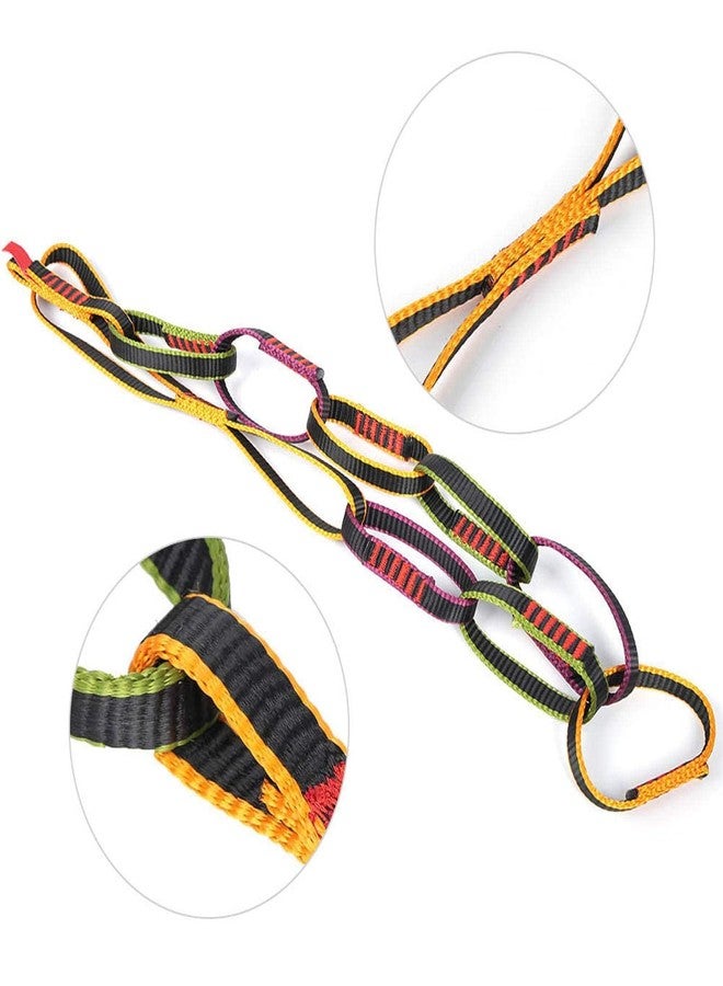Wosune Daisy Chain Rope, Outdoor Nylon Climbing Daisy Rope Climbing Daisy Chain Rope Downhill Forming Ring Sling Personal Anchor for High-Altitude Work for Hole Exploration - Image 3
