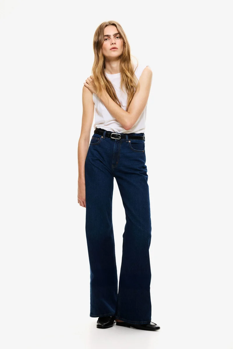 H&M Wide High Jeans