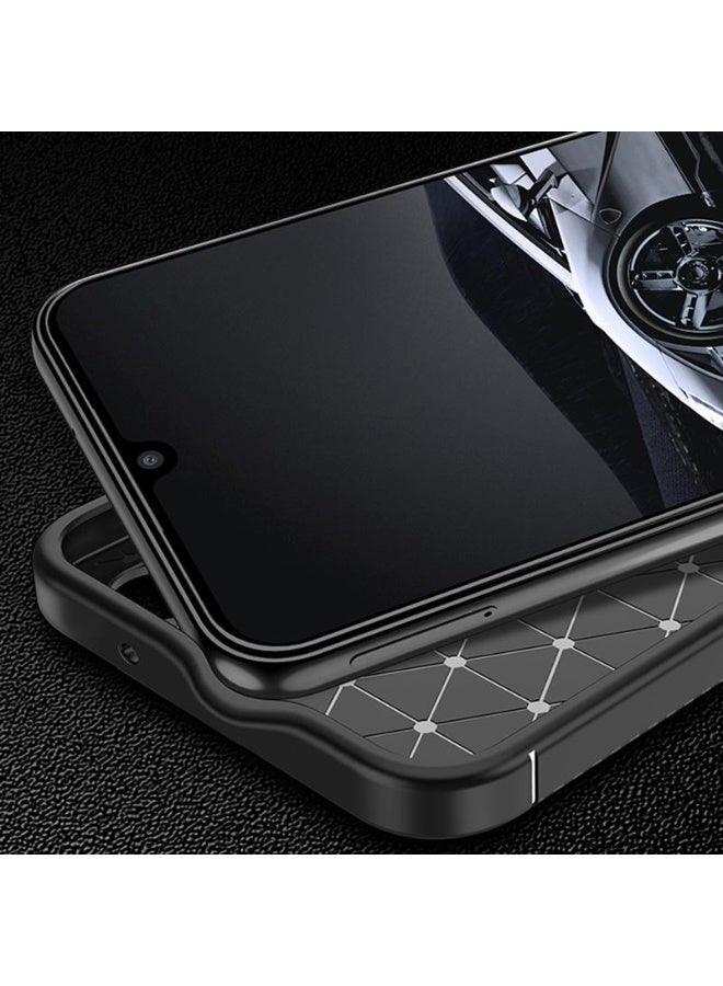 Silicone Case cover shock-resistant Design 1 camera protection compatible with Samsung Galaxy A17 (Black) - Image 4