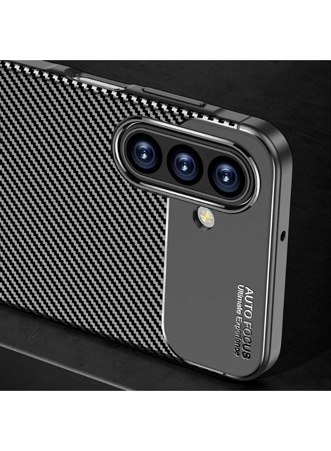 Silicone Case cover shock-resistant Design 1 camera protection compatible with Samsung Galaxy A17 (Black) - Image 5