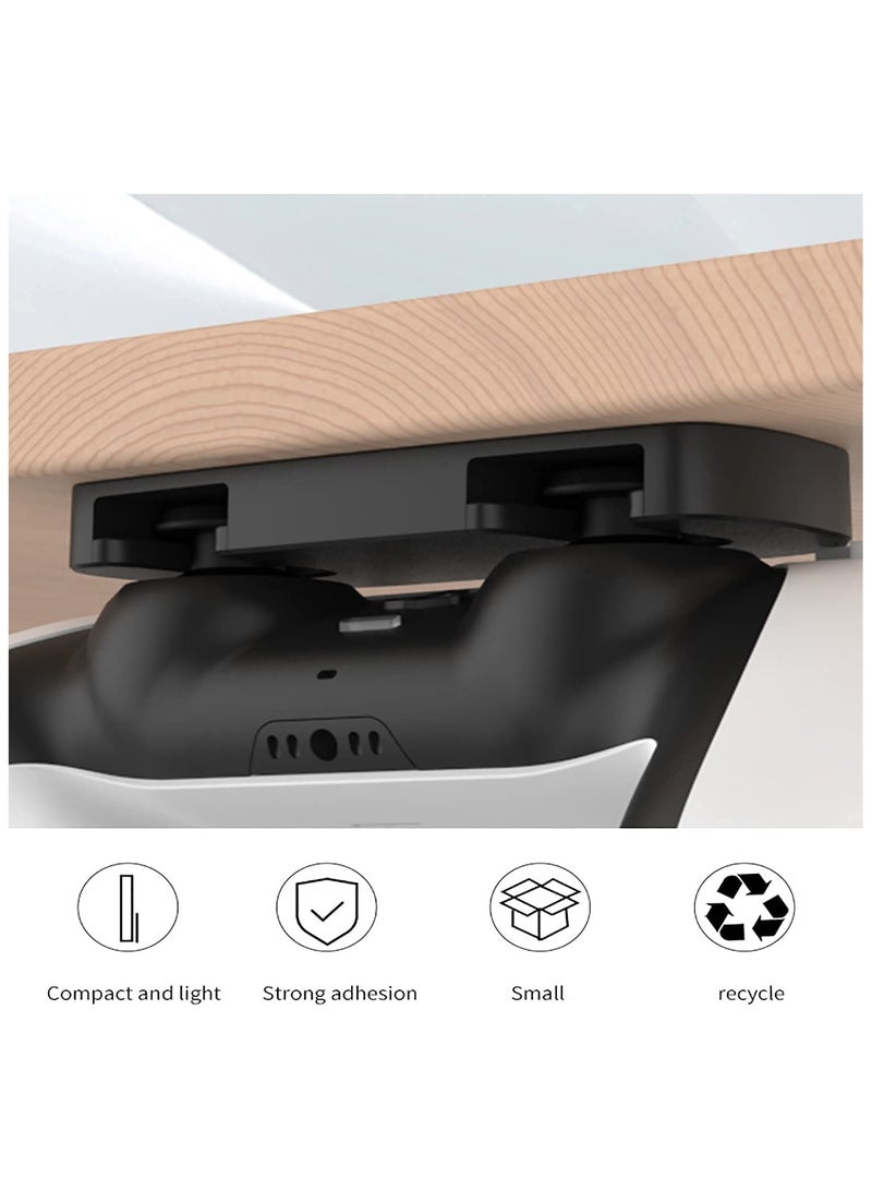 Excefore Controller Table Stand for PS5 PS4 Controller Under Desk Mount for DualSense DualShock 4 Controller Holder Table Organize and Desk Management - Image 3