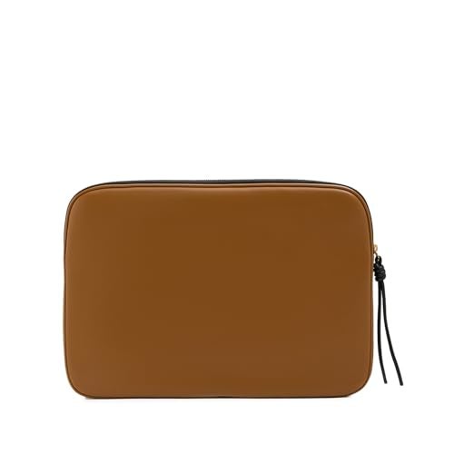 Miraggio Clover Laptop Sleeve with Zip Around Closure & Multiple Interior Pockets | Laptop Sleeve for Office Use (Brown, 14 Inch) - Image 4
