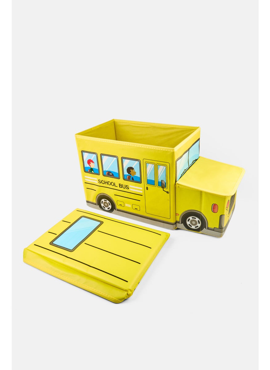 Bieco Foldable Bus Toy Storage Box With Lid  - Image 3