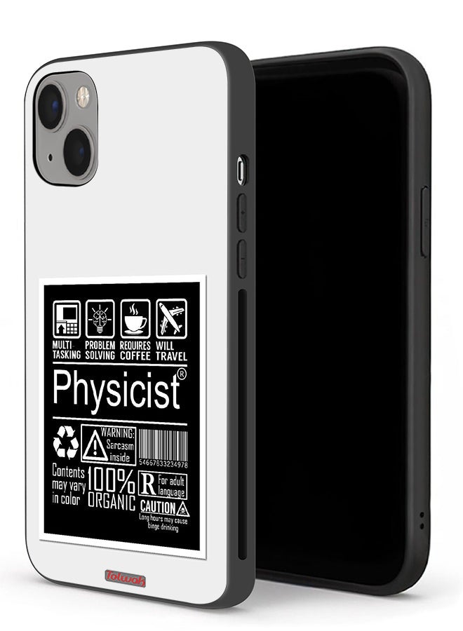 Tolwak Apple iPhone 13 mini Protective Case Physicist Sticker - Image 1