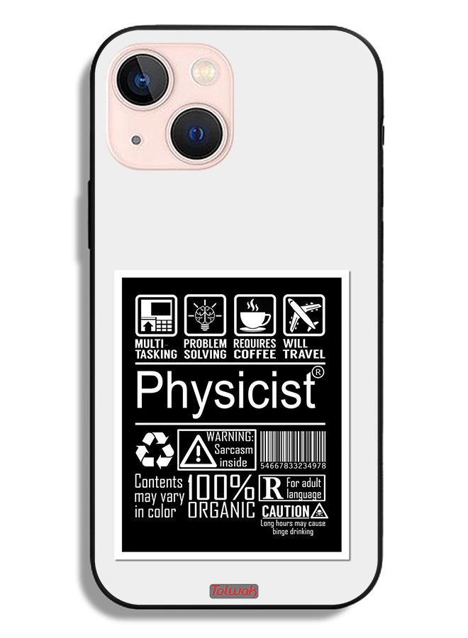 Tolwak Apple iPhone 13 mini Protective Case Physicist Sticker - Image 2