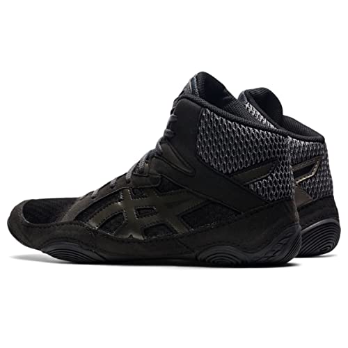 ASICS Men's Snapdown 3 Wrestling Shoes, 5, Black/Gunmetal - Image 3