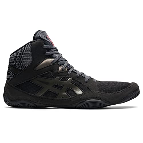 ASICS Men's Snapdown 3 Wrestling Shoes, 5, Black/Gunmetal - Image 1