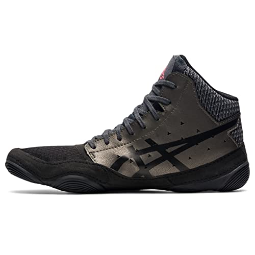 ASICS Men's Snapdown 3 Wrestling Shoes, 5, Black/Gunmetal - Image 4