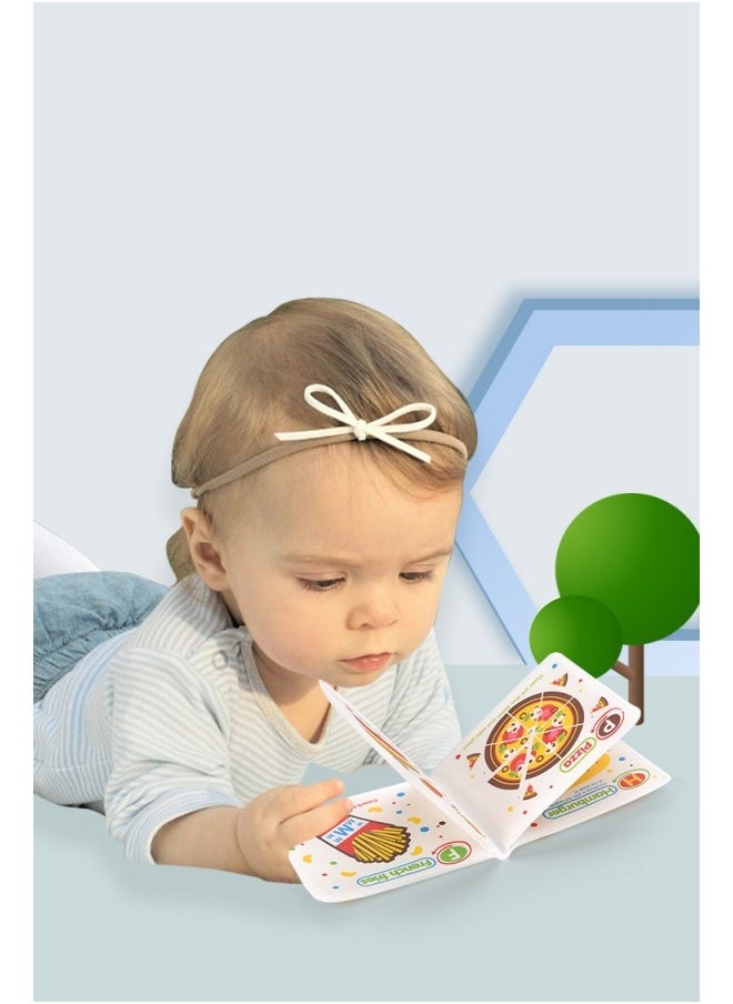 Generic Babeland Waterproof Bath Toy Book - Durable and Sound-Enhanced, Educational Multisensory Food-World Learning Book for Baby Toddlers, Tummy Time, and One-Year-Olds  - Image 1