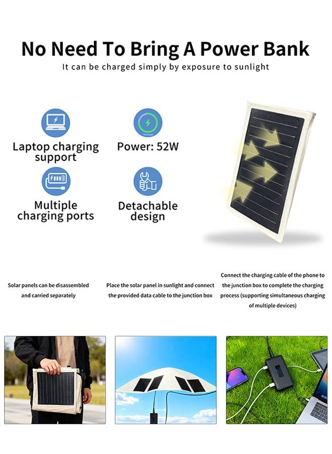 MWS-للتخييم خيمة شحن بالطاقة الشمسية قابلة للفصل لشخصين إلى أربعة أشخاص، خيمة قابلة للنفخ تلقائيًا، خيمة قابلة للفتح بزر واحد، مزودة بمضخة هواء، إعداد سهل، خيمة خارجية مضادة للرياح ومقاومة للماء من TPU مع نوافذ شبكية، خيمة تخييم قابلة للنفخ لشحن الأجهزة الإلكترونية. - Image 3