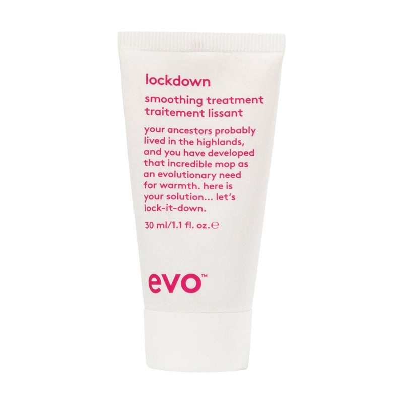 EVO Lockdown Smoothing Treatment - Leave-In Hair Treatment - Protects Color-Treated Hair and Reduces Frizz - Travel Size, 30ml / 1.01fl.oz - Image 1