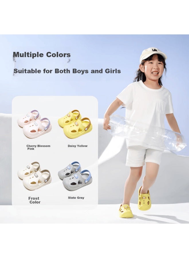 Cheerful Mario Baby Slippers For Girls, Summer New Style, Infant Indoor Bath Children's Clogs, Girls' Beach Outdoor Wear