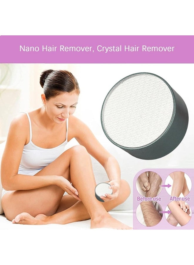 أداة إزالة الشعر الكريستالية السحرية المحمولة – لإزالة الشعر بسهولة وبدون ألم – تمنح بشرة ناعمة (متعدد الالوان) تصميم مريح وسهل الاستخدام في المنزل أو أثناء السفر( قطعة واجدة) - Image 5