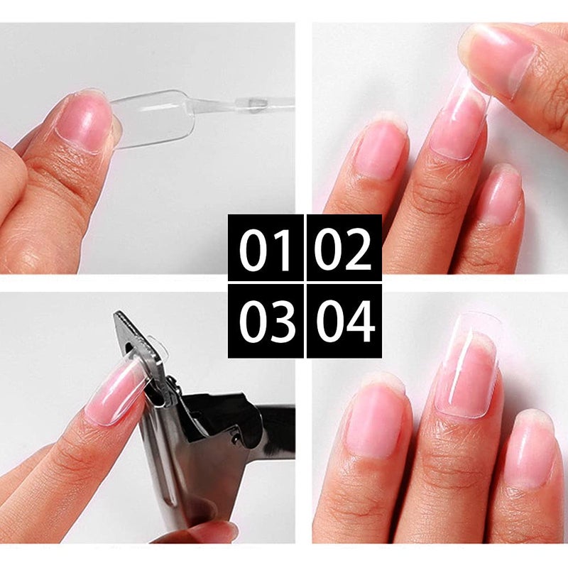 SUMAJU Professional Acrylic False Nail Clippers for Acrylic Nails Nail Tip Cutter Nail Manicure Tool (Rainbow) - Image 4