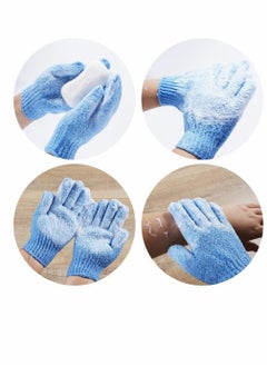 SYOSI 5 Pairs Exfoliating Gloves Premium Scrub Wash Mitt for Shower Spa Massage and Body Scrubs Spa Exfoliation Accessories For Men and Women  - Image 5