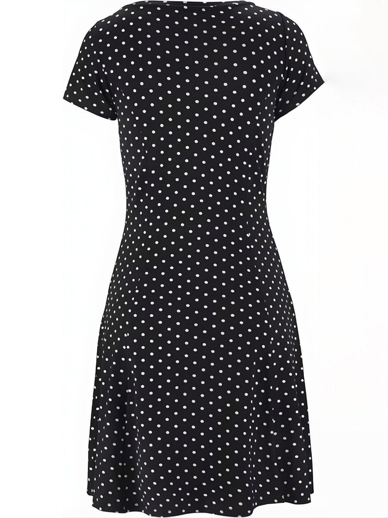HICCUP Polka Dot Sandy Mini Dress - Image 4