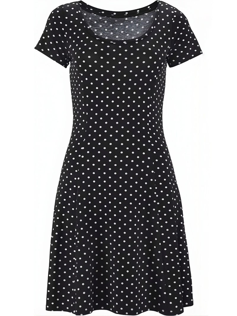 HICCUP Polka Dot Sandy Mini Dress - Image 3