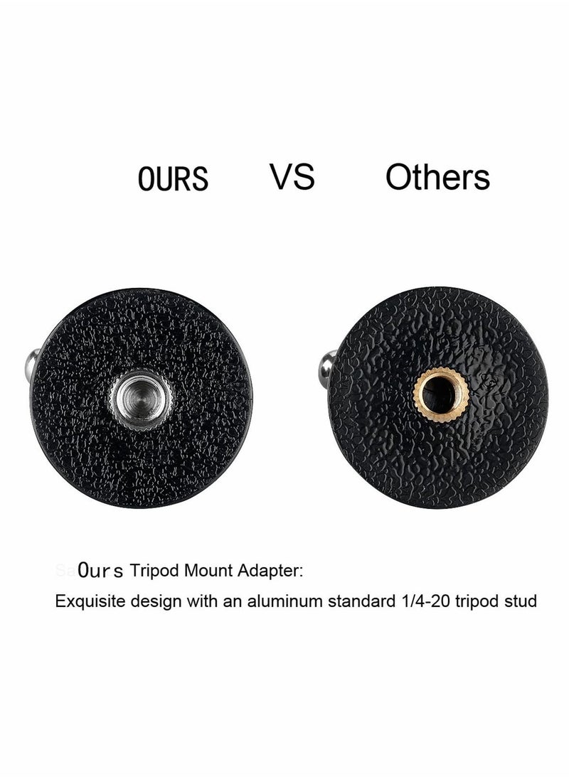 Y&D - Tripod Mount Adapter Screw Compatible for GoPro Hero 10, 9, 8, 7, 6, 5, 4, Session, 3+, 3, 2, 1, (2018), Fusion, DJI Osmo, Sjcam, Xiaoyi Action Cameras (5 Packs) - Image 1