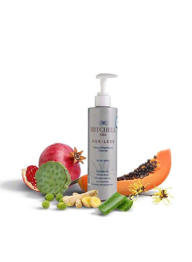 MITCHELL USA Ageless Papaya Brightening Cleanser Facial Wash (200 Ml) - Image 2