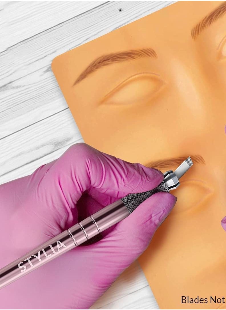Excefore - 3D Microblading Practice Skin for Eyebrows, 3 Pcs Permanent Makeup Silicone to Brow Micro-Blading And Needling, Fake Sheets Professionals and Beginners - Image 1