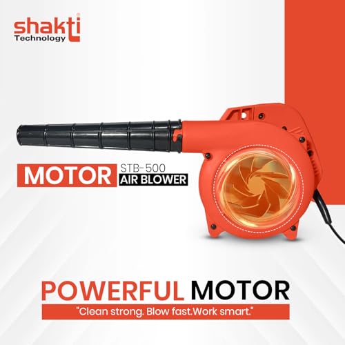 Shakti Technology STB-500 – Blower Machine – Air Blower for Dust Cleaner for Home, Heavy Duty Air Blower Machine with,11000 RPM, 500W, Blow Rate 2.3m³/Min - Made in India 6 Month Warranty - Image 4