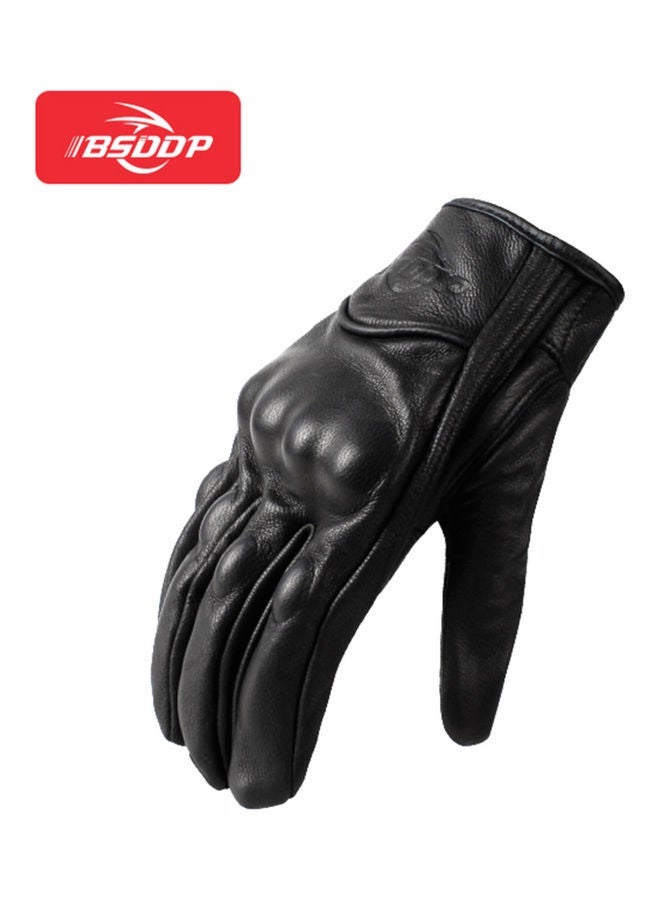 NIBEMINENT Protective Leather Full Finger Gloves  - Image 4