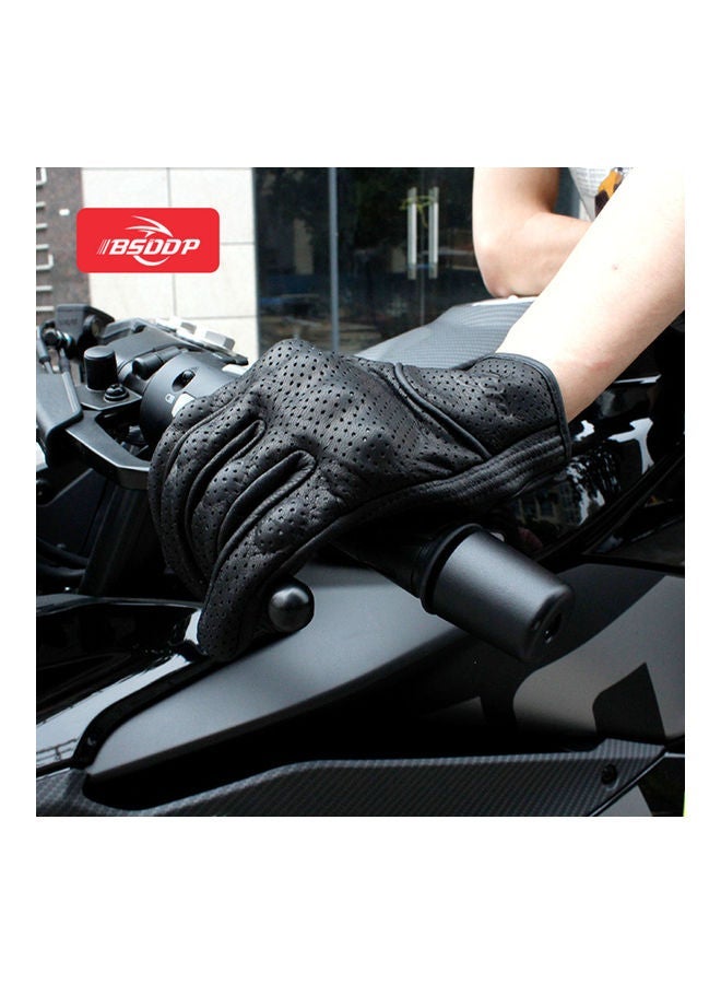 NIBEMINENT Protective Leather Full Finger Gloves  - Image 3