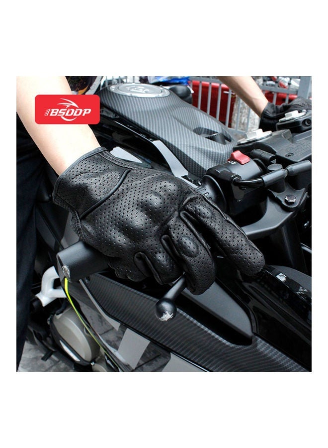NIBEMINENT Protective Leather Full Finger Gloves  - Image 5