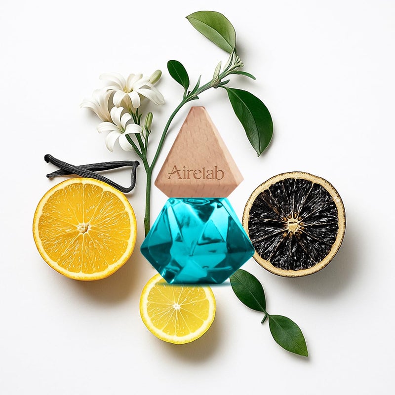 Airelab Roman Holiday Car Scent Air Freshener | Automotive Hanging Diffuser with whole Fragrance Inspired by Xerj. Erba Pura | luxury Unisex Car Perfume, Odour Eliminator & Long Lasting Formula - 8ml - Image 2