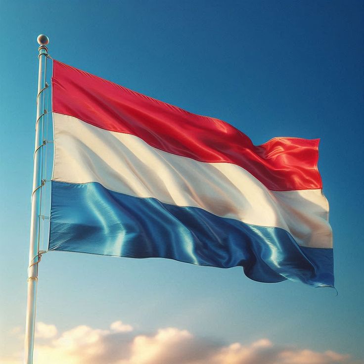 ARS Netherlands Flag - Heavy-Duty 210D Satin, Netherlands Flag for Outdoor/Indoor, Fade Resistant, Flag Day, And Home-Polyester, National Day Sport Day, FIFA World Cup, Indoor & Outdoor Use-Size Available - Image 1