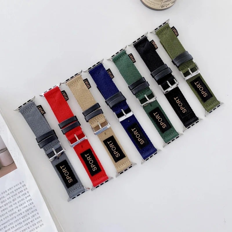 High Quality Nylon Sport Band for Apple Watch - Replacement Strap for iWatch 38mm 42mm 44mm - Image 2