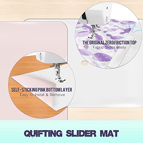 DLYIOR Free Motion Quilting Supplies - Quilting Accessories,Sew Easy About Quilting Accessories and Quilting Slider Mat(11.5 Inch x 8 Inch) - Image 3