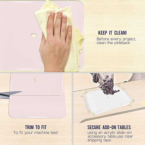 DLYIOR Free Motion Quilting Supplies - Quilting Accessories,Sew Easy About Quilting Accessories and Quilting Slider Mat(11.5 Inch x 8 Inch) - Image 5