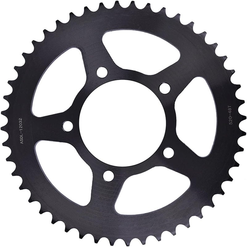 QASULER 520 48T Rear Sprocket for Suzuki Motorcycles - Image 1