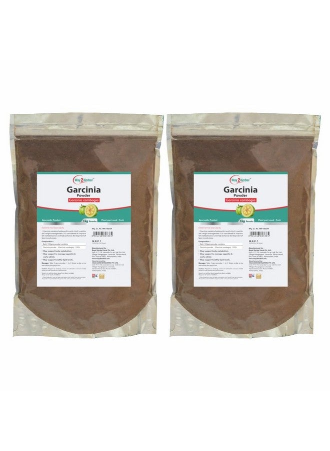 Way2Herbal مسحوق فاكهة جارسينيا كامبوجيا من واي2هيربال (عبوة 1 كجم من 2) - Image 1